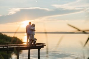 couple on the beach